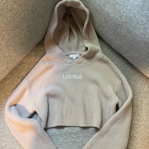 Lounge Cropped Hoodie